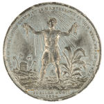 BRITISH ANTI-SLAVERY MEDAL 1834 DIRECTED AT AMERICA.