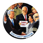 "GEORGE W. BUSH 2nd INAUGURATION" 2.25" BUTTON FROM EDITION OF 50.