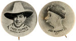 MOVIE STAR BUTTONS FROM 1930s SET INCLUDING ONE FIRST SEEN.