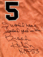 BROOKS ROBINSON SIGNED 1971 PROTOTYPE BALTIMORE ORIOLES JERSEY.