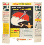 KELLOGG’S “FLYING SUPERMAN” PREMIUM WITH BOX BACK.