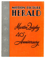 “MOTION PICTURE HERALD - MARTIN QUIGLEY 40TH ANNIVERSARY” ISSUE.