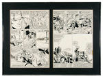 "THE MIGHTY THOR" ORIGINAL COMIC BOOK ART FRAMED DISPLAY.