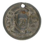 “HAYES 1876” RARE AND UNUSUAL PORTRAIT BADGE.