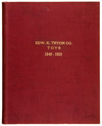 "EDW. K. TRYON CO." 1949-1950 TOY CATALOGS BOUND VOLUME.