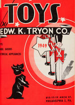 "EDW. K. TRYON CO." 1949-1950 TOY CATALOGS BOUND VOLUME.