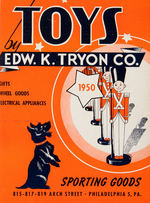 "EDW. K. TRYON CO." 1949-1950 TOY CATALOGS BOUND VOLUME.