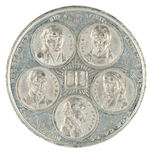 BRITISH 1838 MEDAL SHOWS FOUNDERS OF BRITISH MISSIONARY/ANTI-SLAVERY SOCIETY.”