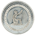 LARGE BRITISH MEDAL FOR THOMAS CLARKSON AND 1840 ANTI SLAVERY CONVENTION.