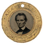 LINCOLN/HAMLIN OUTSTANDING NEAR MINT 1860 FERROTYPE.