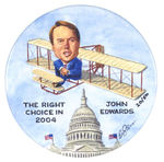 JOHN EDWARDS 2004 HOPEFUL BUTTON BY BRIAN CAMPBELL.