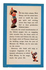 "PINOCCHIO" SCARCE DISNEY BOOK PAIR.