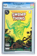 SWAMP THING #37 JUNE 1985 CGC 9.8 WHITE PAGES.