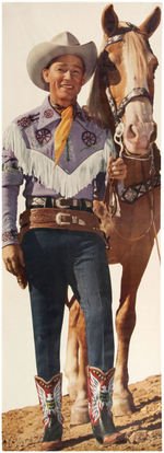 ROY ROGERS & TRIGGER NEAR LIFE-SIZE POSTER.