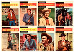 TV WESTERNS GUM CARD SET.