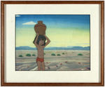 "THE JUNGLE BOOK" MOWGLI ANIMATION CEL FRAMED DISPLAY.