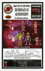 THE OUTER SPACE MEN BY COLORFORMS SERIES ONE "TEST SHOTS" FIGURE SET.