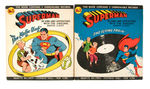 "SUPERMAN" BOOK/RECORD SETS.