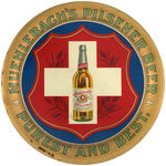 "MUEHLEBACH'S PILSENER BEER" TIN TIP TRAY.