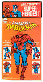 "THE AMAZING SPIDER-MAN" MEGO FIGURE ON RARE KRESGE CARD.