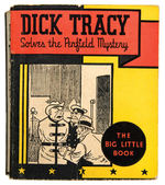 "DICK TRACY SOLVES THE PENFIELD MYSTERY" SCARCE SOFTCOVER BLB.