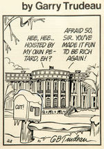 "DOONESBURY" ORIGINAL DAILY STRIP ART.