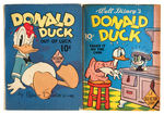 "DONALD DUCK" FAST-ACTION BOOK PAIR.