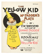 "THE YELLOW KID IN McFADDEN'S FLATS" ADVERTISING FLYER.