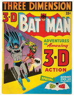 "3-D BATMAN" COMIC BOOK.