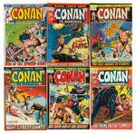 "CONAN THE BARBARIAN" COMIC BOOK LOT.