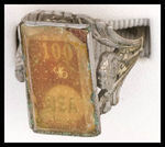 KU KLUX KLAN RING CIRCA 1920 WITH CHANGING SLOGAN.