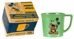 "MICKEY MOUSE SHATTERPROOF MUG" WITH RARE BOX.