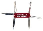 "CAPTAIN MIDNIGHT SECRET SQUADRON" OVALTINE SALES STAFF MULTI-FUNCTION POCKET KNIFE.