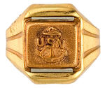 LONE RANGER NAVY INSIGNIA SECRET COMPARTMENT RING HIGH GRADE WITH ONE ORIGINAL PHOTO.