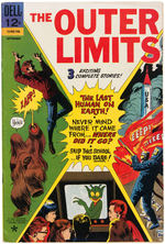 "THE OUTER LIMITS" #15 ORIGINAL COMIC BOOK COVER ART.