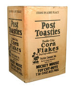 "POST TOASTIES/MICKEY MOUSE" ORIGINAL SHIPPING CARTON FOR CEREAL BOXES.