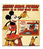 RELIANCE PICTURE FRAME COMPANY SIGN PROMOTING DISNEY SERIES OF ART GLASS PICTURES.