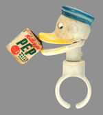 CLASSIC 1949 DONALD DUCK RING W/KELLOGG'S PEP MAGNET.