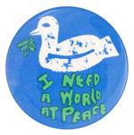 RARE TEACHERS ISSUE "I NEED A WORLD AT PEACE."