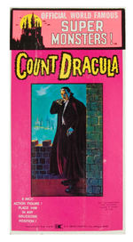 "COUNT DRACULA" AHI FIGURE ON CARD.