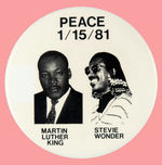 1981 MARTIN LUTHER KING/STEVIE WONDER KING BIRTHDAY "PEACE."