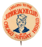 "I BELONG TO THE JUNIOR JACKIE CLUB" CIRCA 1920s.