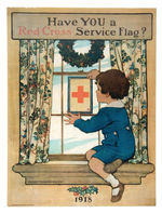 1918 RED CROSS POSTER WITH JESSIE WILLCOX SMITH ART.