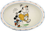 MICKEY MOUSE OVAL PARAGON CHINA "BABY'S PLATE."