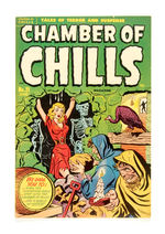 CHAMBER OF CHILLS #21 (#1) JUNE 1951 HARVEY PUBLICATIONS/WITCHES TALES HARVEY FILE COPY.