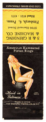 PIN-UP MATCHBOOK COVERS LOT.