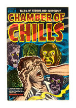 CHAMBER OF CHILLS #15 JANUARY 1953 HARVEY PUBLICATIONS/WITCHES TALES HARVEY FILE COPY.