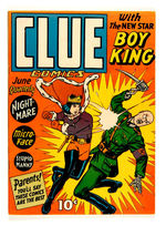 CLUE COMICS V1 #4 JUNE 1943 HILLMAN PERIODICALS.