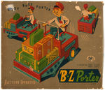 "B-Z PORTER" BOXED BATTERY-OPERATED TOY.