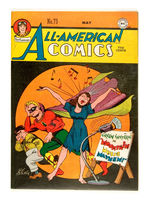 ALL-AMERICAN COMICS #73 MAY 1946 DC COMICS BIG APPLE COPY.